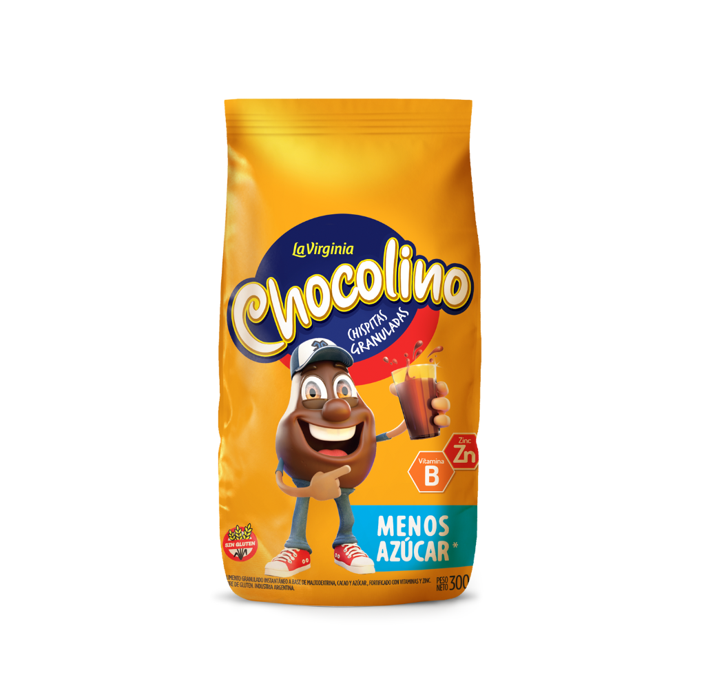 Chocolino menos azúcar - Cacao en Polvo
